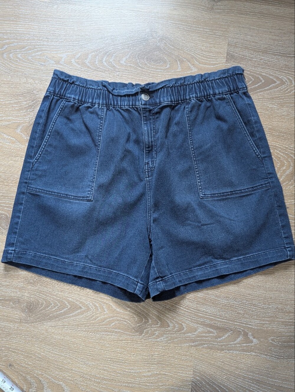 Penningtons DC Jeans Women's Casual Elastic-Waist Denim Shorts Utility Chic - Picture 7 of 13